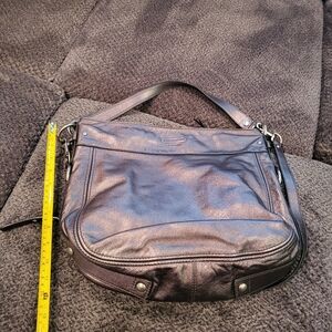Metallic coach purse great shape see photos